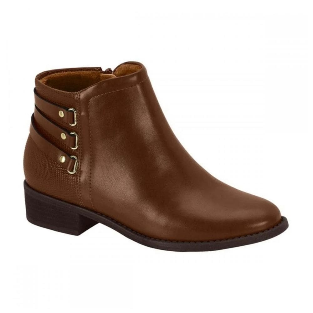 Bota Feminina Casual Cano Baixo Ultraconforto Modare Café