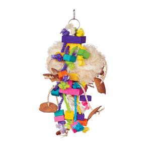 Brinquedo para pássaros Prevue Hendryx Bodacious Bites Tough Puff 35 cm