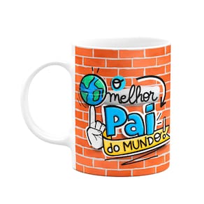 Caneca Pais - O melhor pai do mundo - Amigo - Parceiro