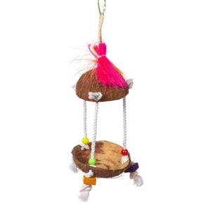 Brinquedo para pássaros Prevue Hendryx Tropical Teasers Tiki Hut 62188