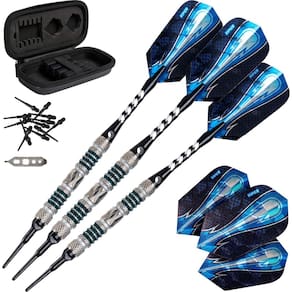 Conjunto de dardos Viper Astro 80% de tungstênio com ponta macia com estojo de 18 g