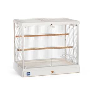 Gaiola para pássaros PH Prevue Hendryx Crystal Palace Luxe White