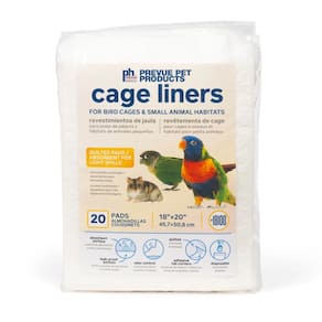 Forros de gaiola descartáveis Prevue Pet Products 20x18cm - 20 almofadas