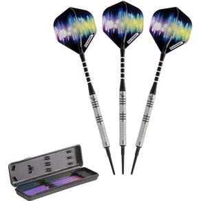 Dardos de ponta macia Elkadart Ultra Sonic 80 Tungsten 16g com estojo