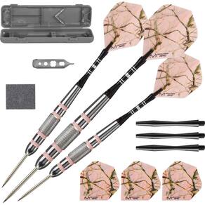 Dardos com ponta de aço Fat Cat da GLD Products Realtree APC Pink