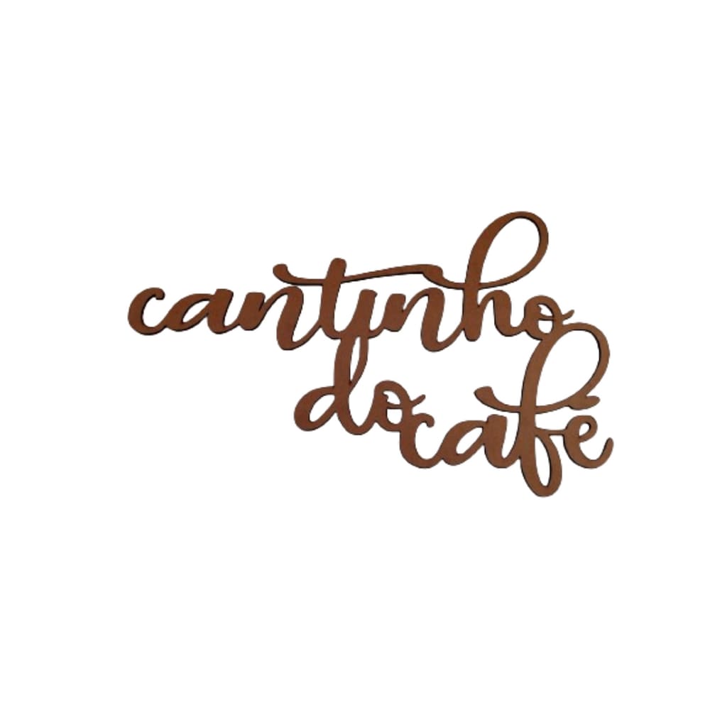 Cantinho do café 7 em mdf 3mm natural