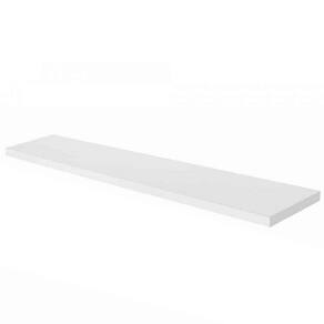 Prateleira Simples 20x20 cm Com Suporte Em Mdf Branco