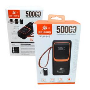 Carregador Portátil Power Bank 50.000mah Universal Externa Preto