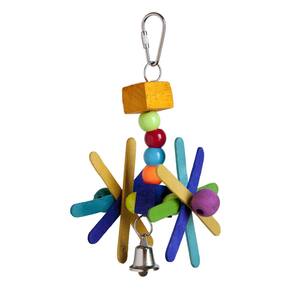 Helicóptero Bird Toy Prevue Hendryx Stick Staxs, tamanho pequeno