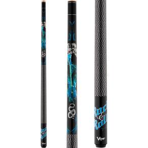 Taco de bilhar/sinuca Viper Underground 58 Rock & Roll 18 oz azul
