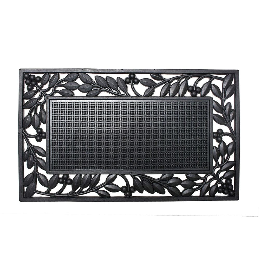 Capacho DII Rubber All Weather 18x30cm Leaf Border