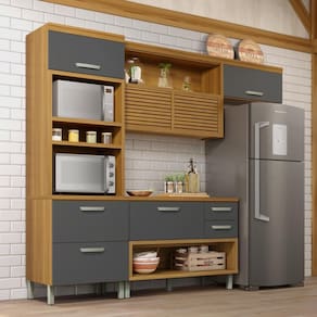 Cozinha Completa Com Torre Quente 100% MDF Princesa Nesher
