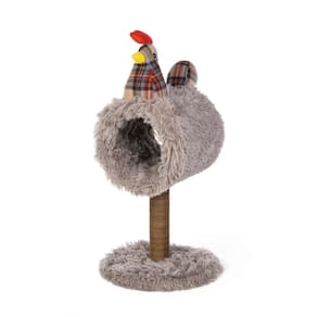 Produtos para animais de estimação Cat Hideaway Prevue Cozy Chicken com arranhador