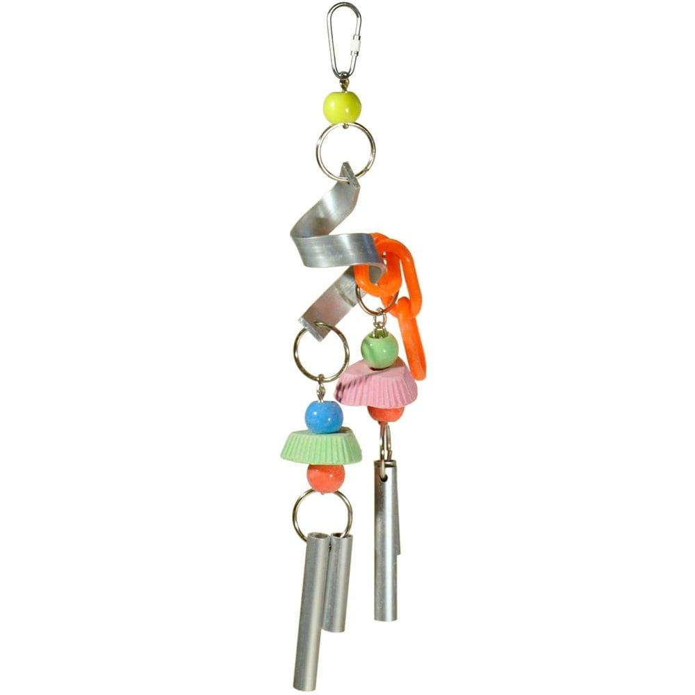 Bird Toy Prevue Hendryx Chime Time Cyclone para pássaros de médio/grande porte
