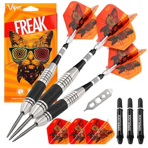 Dardos com ponta de aço Viper The Freak 22g com faixa estendida