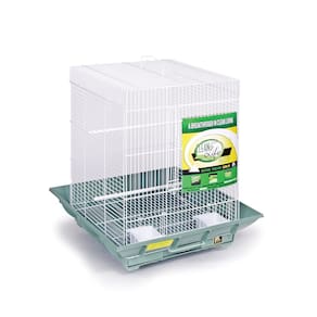 Gaiola para calopsitas Prevue Hendryx SP850G/W Clean Life verde/branca