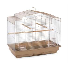 Bird Cage Prevue Pet Products SP50051 Barn Style marrom/branco
