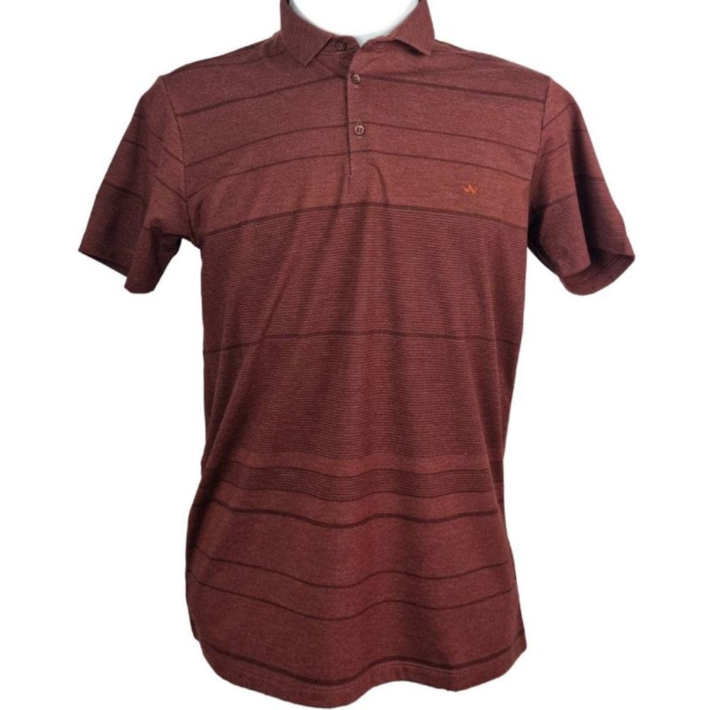 Camiseta Polo Masculina Ezutus Marsala