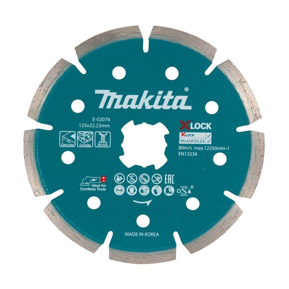 Disco Diamantado 125 Mm X-lock E-02076 Makita