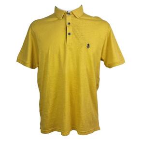 Camiseta Polo Masculina Wolf 100% Algodão Mostarda