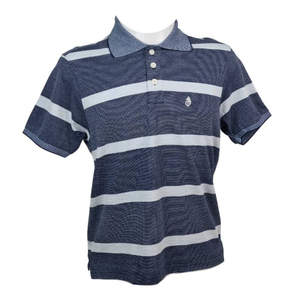 Camiseta Polo Masculina Wolf Listras P