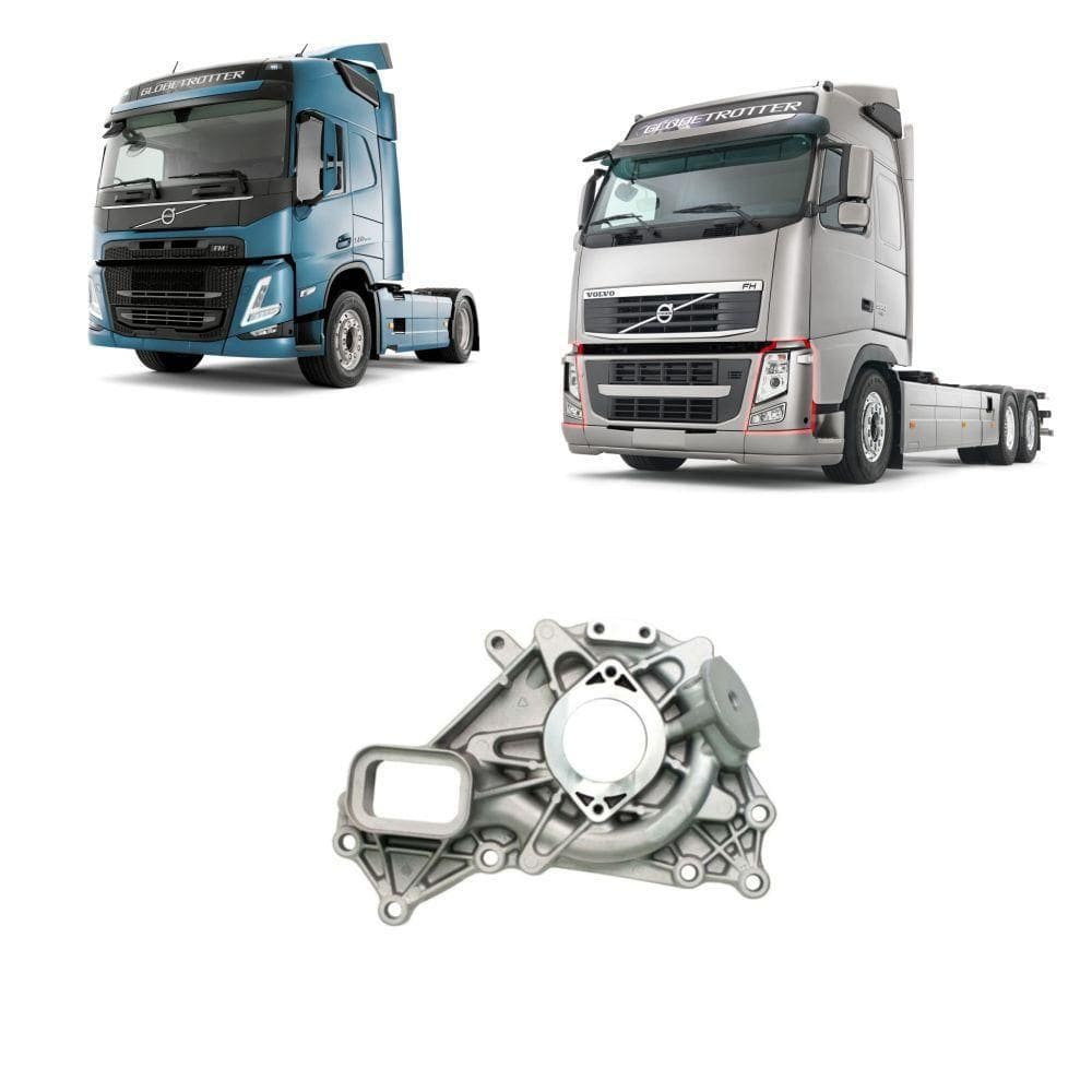 Flange Da Bomba D Agua 20505543 Caminhões Volvo Fh Fm