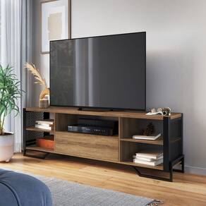 Rack para TV até 50` Industrial Telado 183 cm P1017 Preto
