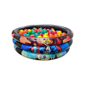 Piscina Infantil Inflável 100L Vingadores + 50 Bolinhas