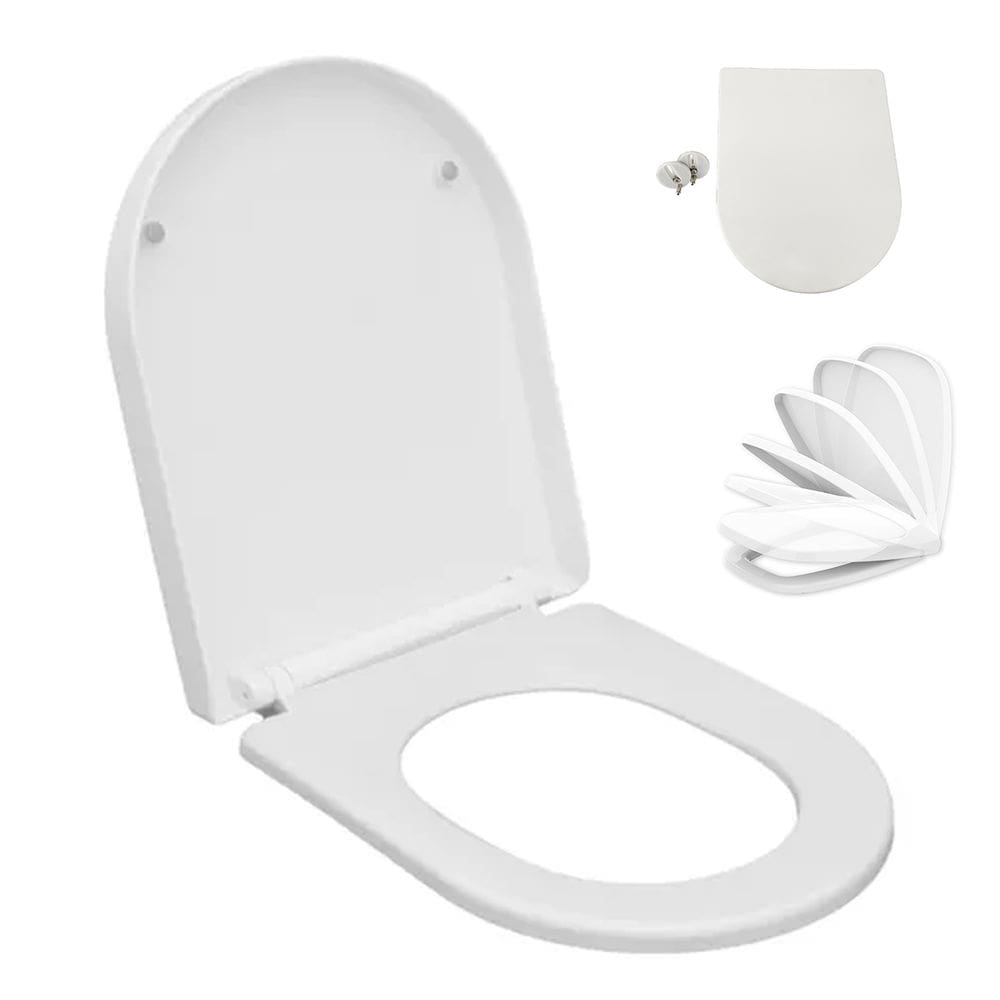 Assento Sanitario Soft Close Fechamento Suave Tampa de Vaso Confortavel Sem Ruido Fecha Devagar