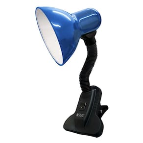 Luminária Abajur com Garra Asus Bivolt Azul