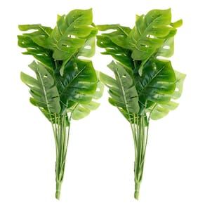 Kit 12 Ramo Planta Artificial Costela De Adão Decoração 43cm