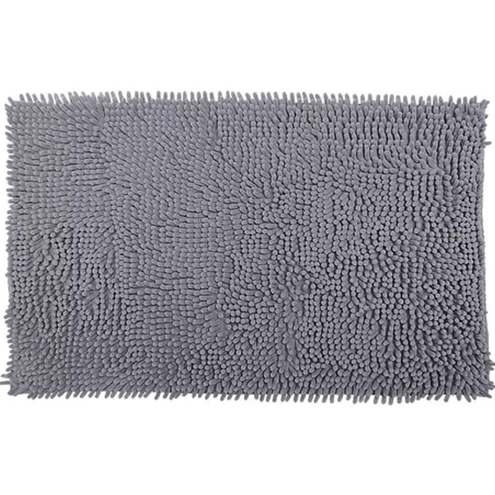 Tapete Popcorn Antiderrapante 40x60cm Cinza