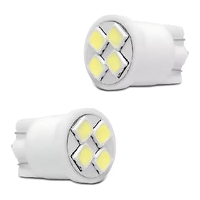 2 Lampada Pingao 4 Leds Branco Caixa 2 Pcs Meia Luz Painel Lu