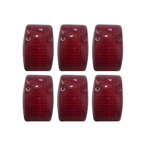 6 Lente Pisca Dianteira Mb L608 D Td. Vermelho Gf0021vm Gf021