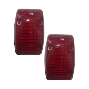 2 Lente Pisca Dianteira Mb L608 D Td. Vermelho Gf0021vm Gf021