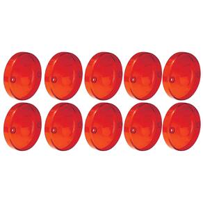 Kit 10 Lente Lateral Universal Redonda Vm Pradolux Pl0327