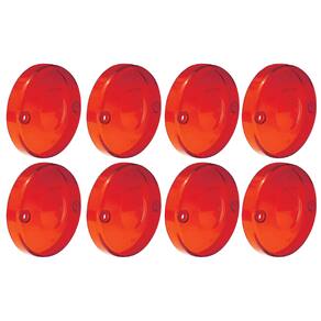 Kit 8 Lente Lateral Universal Redonda Vm Pradolux Pl0327