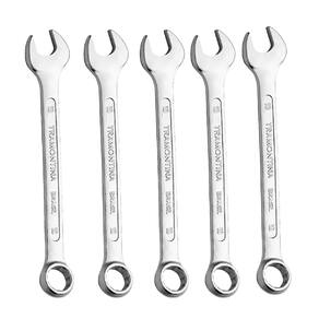 5 Chave Combinada Boca Estrela Estriada Aço 10mm Tramontina
