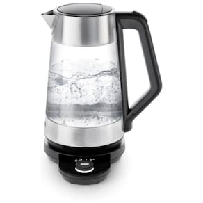 Chaleira Elétrica 2L, com Controle de Temperatura e Aço Inoxidável, 1500W, 110v, OXO 8716900, Cinza