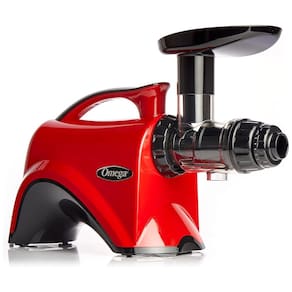 Juicer Espremedor Elétrico para Sucos com 2 Estágios de Extração, 150W, 110v, OMEGA NC900HRD19, Vermelho