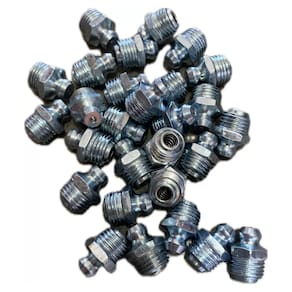 Kit Bico Graxeira Engraxadeira Reta 6mm Uso Geral - 90 Uni