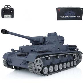 Tanque de Guerra TOUCAN RC HOBBY Panzer 3859 com Controle Remoto, Escala 116, Azul