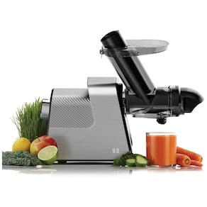 Extrator de Sucos com Boca Larga de 8,9 cm: Extrai Sucos de Frutas e Vegetais Inteiros, Motor Silencioso e 5 Velocidades