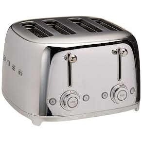 Torradeira Smeg 50s Style Retro Aesthetic 4 Fatias Aço Inox TSF03SSUS