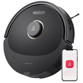 Aspirador Robô e Esfregão Roborock Q8 Max, com Escova Dupla DuoRoller, Sucção Forte de 5500Pa, Navegação Lidar, Evita Obstáculos,