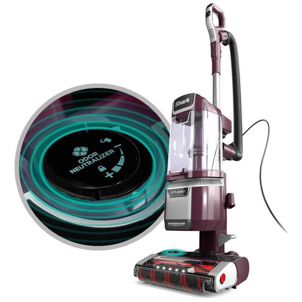 Aspirador Vertical Shark LA702 Rotator Pet LiftAway ADV com Tecnologia DuoClean PowerFins HairPro e Neutralizador de Odores, Roxo Vinho com