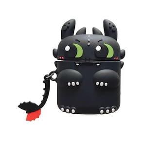 Capa Case Fone de Ouvido Sem Fio Night Fury Silicone 3D