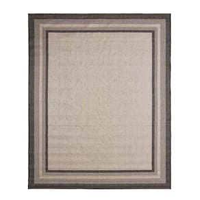 Tapete Sala Sisal Eco-nature Moldura 56 Chumbo 3,00x4,00m