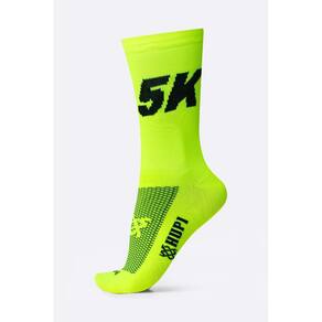 Meia HUPI 5K Amarelo Neon