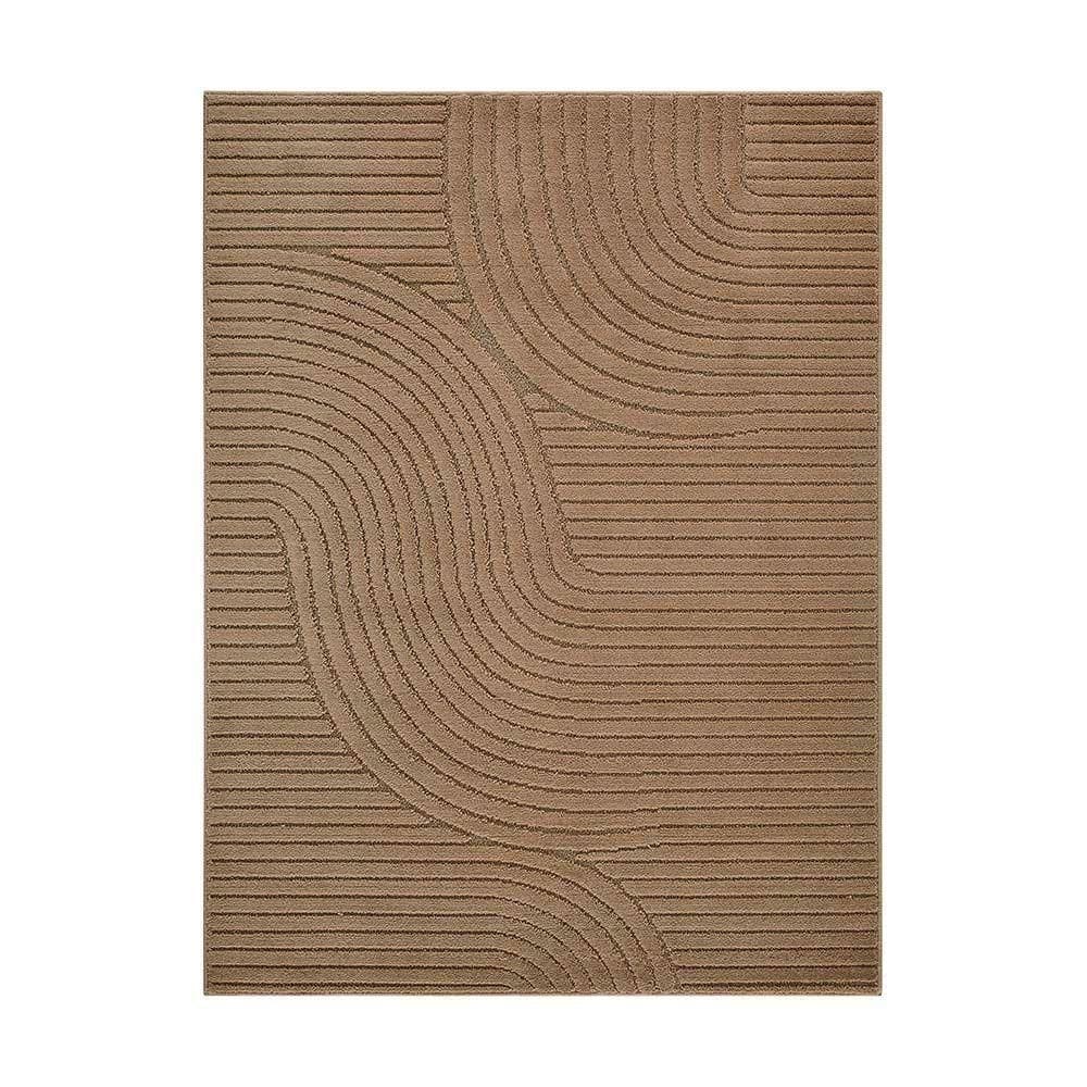 Tapete Para Sala Realce Sand 03 Creme Cotton 1,00x1,50m